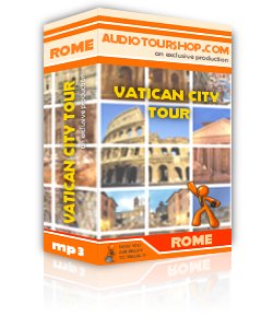 Box of mp3 audio tour 'Vatican City Tour', in Rome