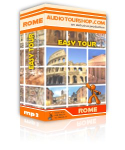 Box of mp3 audio tour 'Easy Tour', in Rome